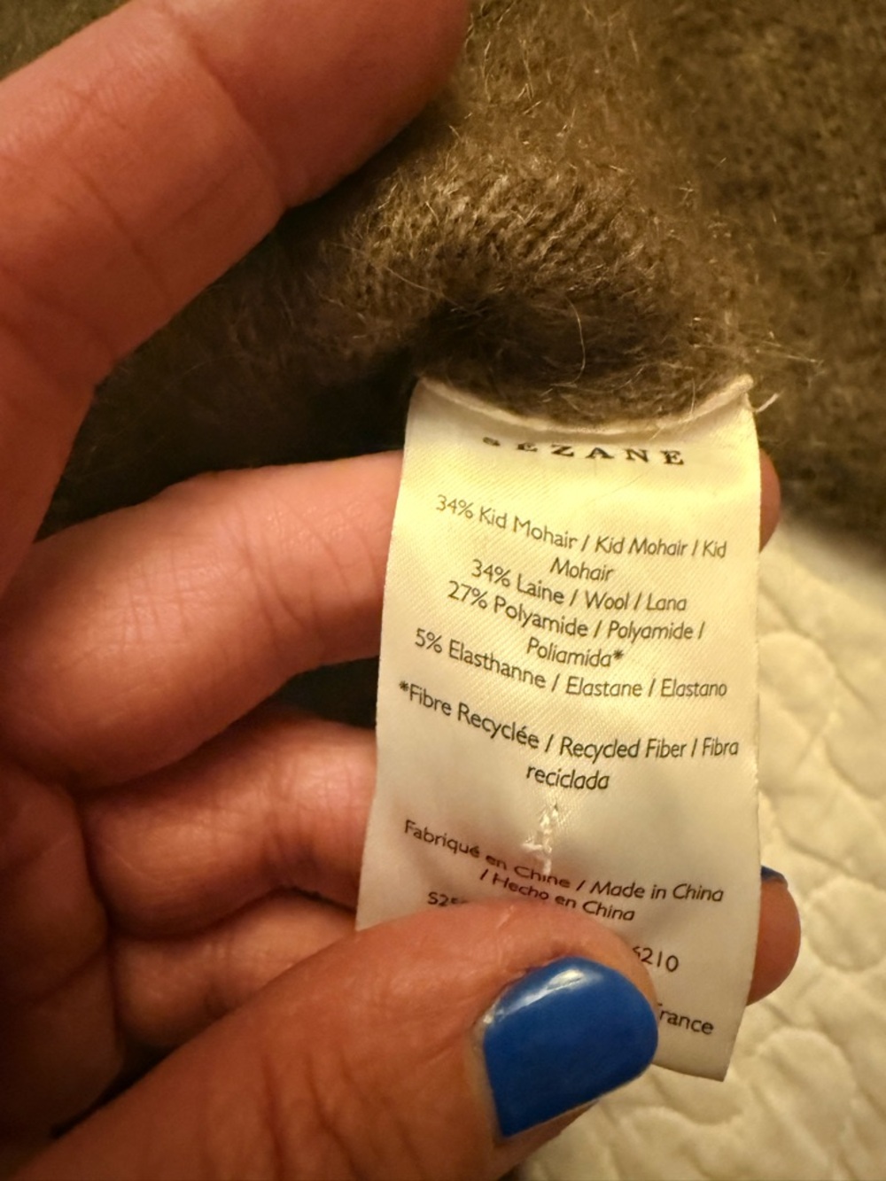 EUC - Sezane Thais jacket in Taupe - size M - Picture 14 of 16